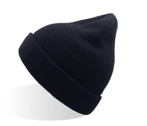 ATLANTIS HEADWEAR AT250 - Recycled polyester beanie Azul marino