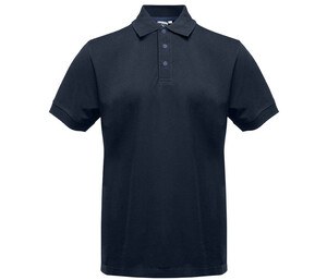 BLACK&MATCH BM100 - Contrasting button poloshirt Navy / Navy