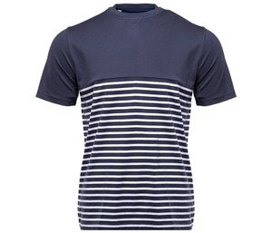 PEN DUICK PK200 - Short sleeve striped t-shirt Marino / Blanco
