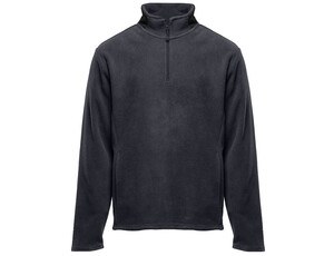 BLACK&MATCH BM505 - 1/4 zip fleece jacket Gris