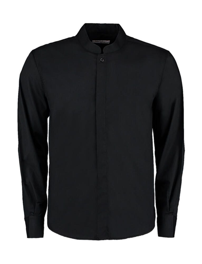 Bargear KK123 - Camisa cuello mandarín entallada hombre