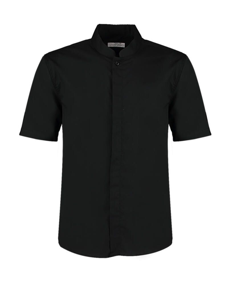 Bargear KK122 - Camisa cuello mandarín entalllada hombre