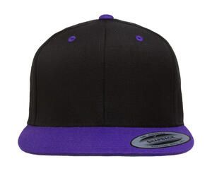 Classics 6089MT - Gorra dos tonos Snapback Black/Purple