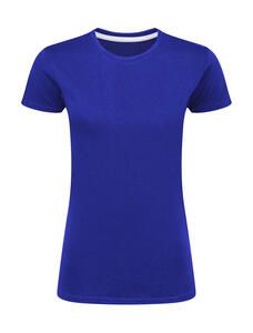 SG Signature SGTee F - Camiseta mujer Perfect Print sin etiqueta Azul royal
