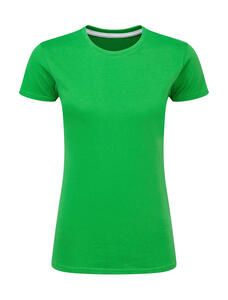 SG Signature SGTee F - Camiseta mujer Perfect Print sin etiqueta Verde pradera