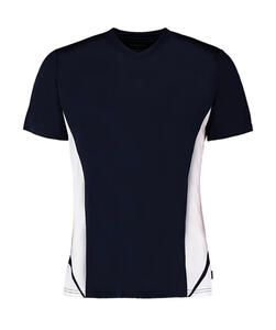 Gamegear KK969 - Camiseta cuello V Cooltext® hombre Regular Fit Navy/White