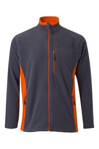 Velilla 201504 - CHAQUETA POLAR BICOLOR Grey/Orange