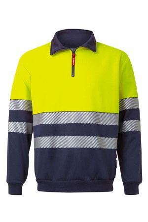 Velilla 305703 - SUDADERA BICOLOR CREMALLERA RS