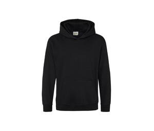 AWDIS JUST HOODS JH01J - Sudadera con capucha para niños Negro profundo