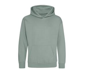 AWDIS JUST HOODS JH01J - Sudadera con capucha para niños Dusty Green