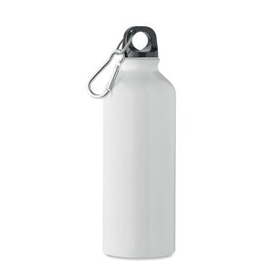 GiftRetail MO2062 - REMOSS Botella aluminio recicl. 500 ml Blanco