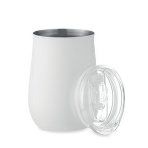 GiftRetail MO2090 - URSA Vaso Inoxidable reciclado Blanco
