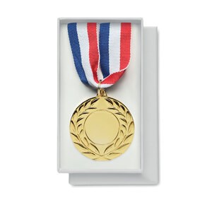 GiftRetail MO2260 - WINNER Medalla de hierro con cinta Oro