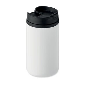 GiftRetail MO9246 - FALUN Vaso de doble capa 250 ml Blanco