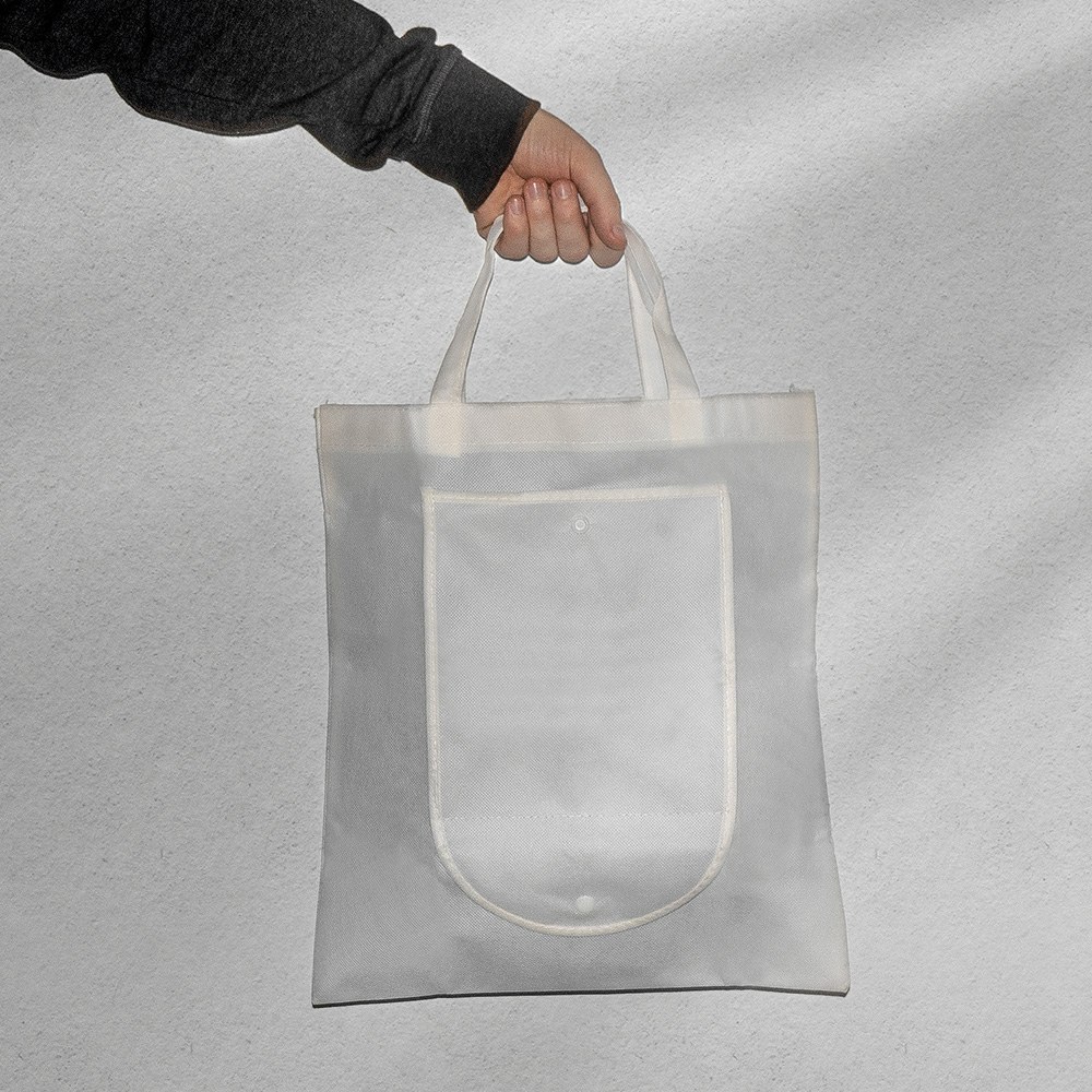 EgotierPro 24054 - BOLSA NON WOVEN PLEGABLE