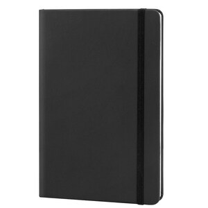 EgotierPro 30083 - Cuaderno A5 con cubierta PU y banda elástica, 96 páginas. LUXE