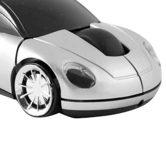 EgotierPro 33575 - Ratón Inalámbrico Forma de Coche ABS CAR