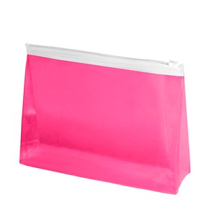 EgotierPro 34054 - Bolsa de baño PVC translúcido con cremallera SOFIE