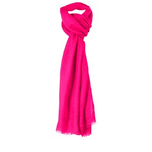 EgotierPro 37039 - Foulard de viscosa con diseño de espiga SPIKE Fucsia