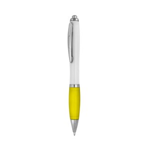 EgotierPro 38076 - Bolígrafo plástico clásico colores actualizados BREXT Amarillo
