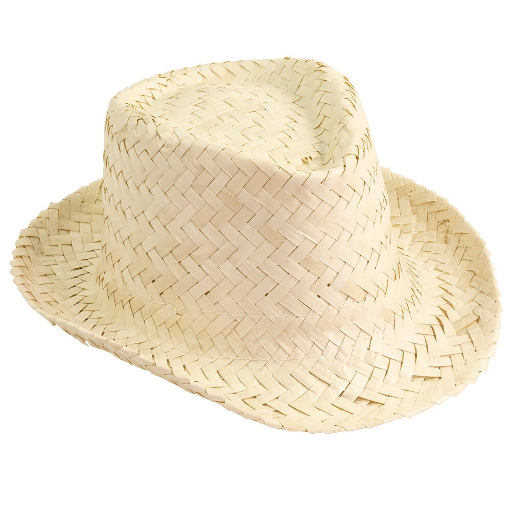 EgotierPro 38054 - Sombrero de mimbre unisex con ala corta JAMAICA