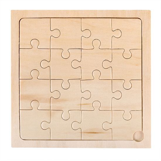 EgotierPro 38523 - Puzzle de Madera 16 Piezas con Caja KIRAKOS
