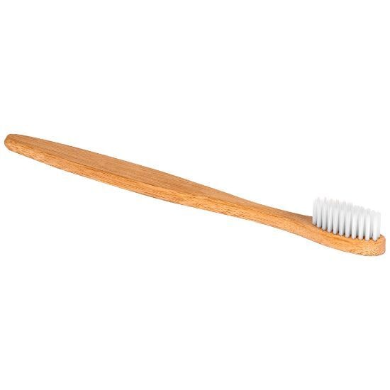 EgotierPro 39010 - Cepillo de dientes bambú natural con capuchón HABITAT