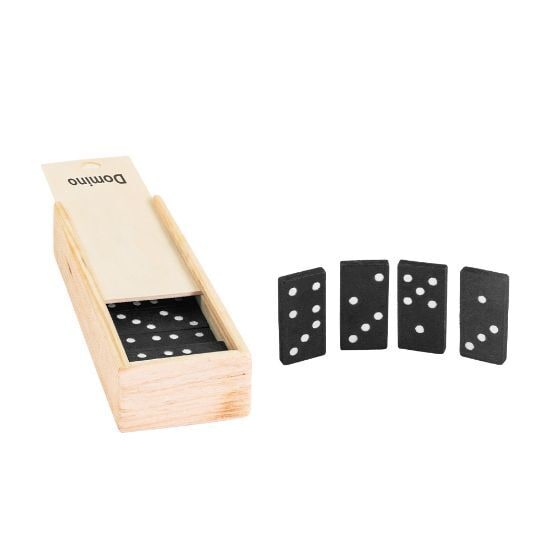 EgotierPro 39029 - Domino 28 piezas en caja madera DOMINO