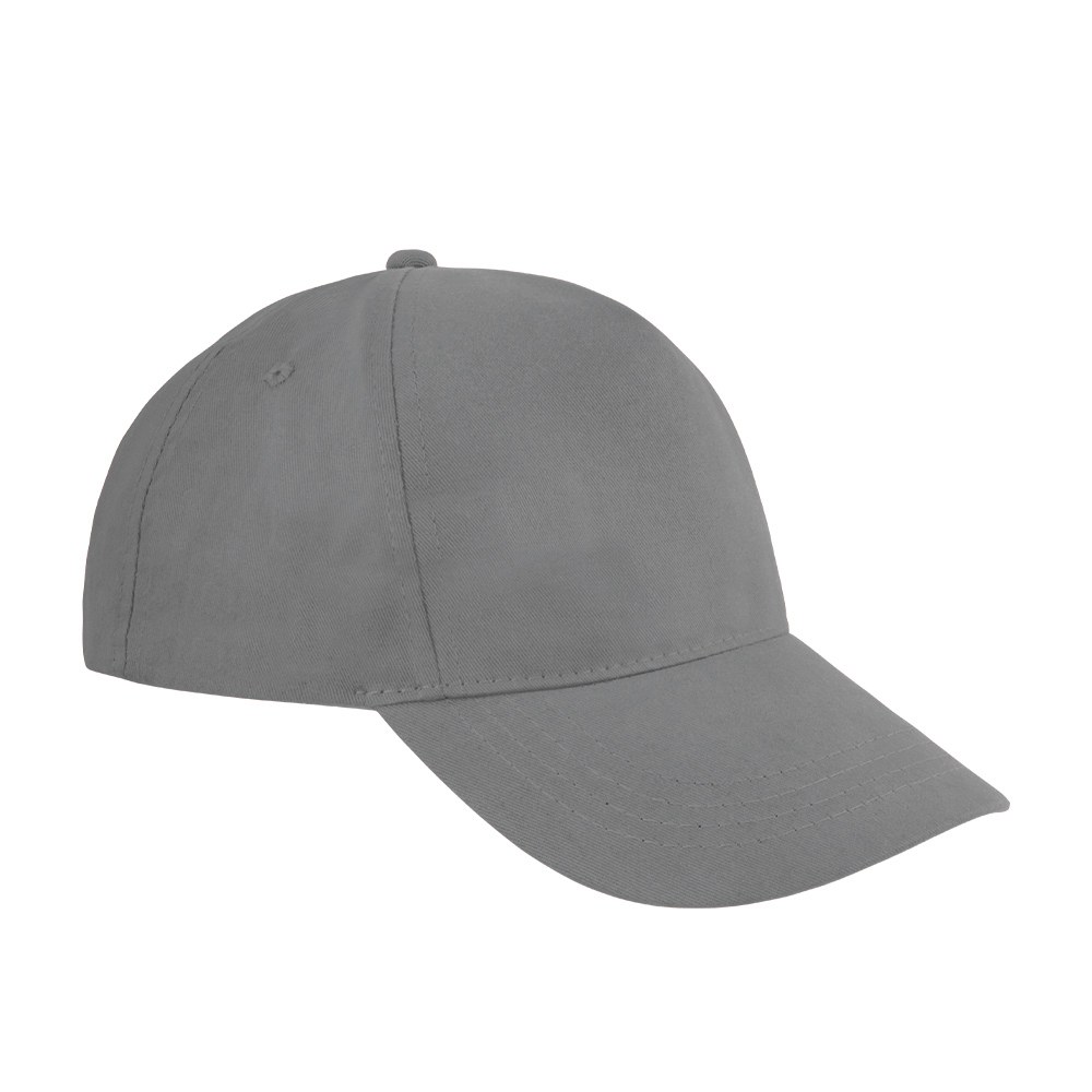 EgotierPro 39090 - Gorra Algodón Cepillado 5 Paneles Velcro FIRST-CLASS