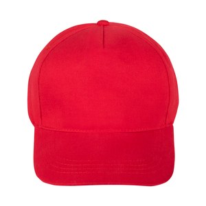 EgotierPro 39090 - Gorra Algodón Cepillado 5 Paneles Velcro FIRST-CLASS