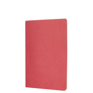 EgotierPro 39509 - Cuaderno de Papel y Cartón, 30 Hojas Rayadas Crema PARTNER Rojo