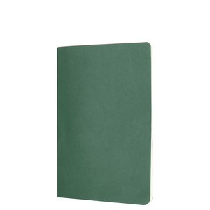 EgotierPro 39509 - Cuaderno de Papel y Cartón, 30 Hojas Rayadas Crema PARTNER Verde