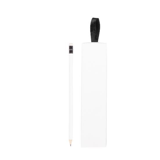 EgotierPro 50033 - Set de 6 lápices blancos en caja WRITER