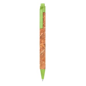 EgotierPro 50039 - Bolígrafo de corcho y fibra de trigo ODEN Verde