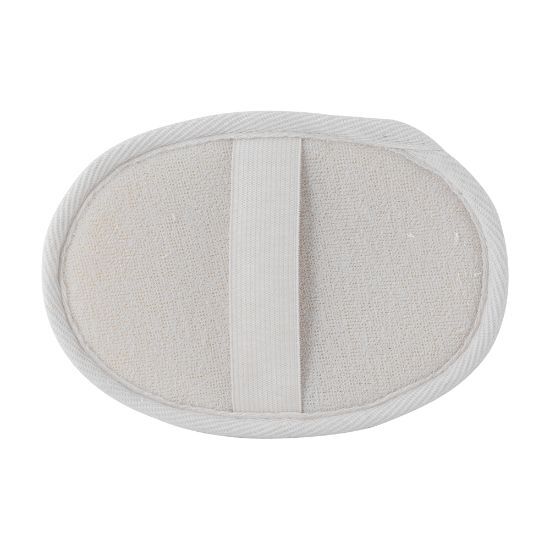 EgotierPro 50680 - Esponja de algodón ovalada con banda elástica CRIN