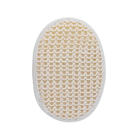 EgotierPro 50680 - Esponja de algodón ovalada con banda elástica CRIN