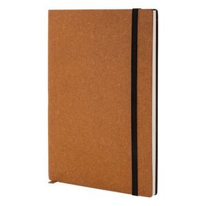 EgotierPro 50663 - Cuaderno de piel reciclada con 80 hojas NALE Negro