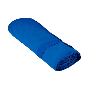 EgotierPro 50685 - Toalla de Microfibra 80% RPET con Elástico Azul