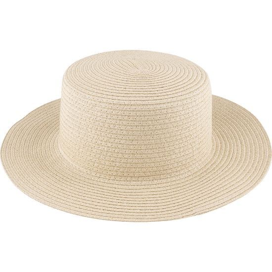 EgotierPro 53014 - Sombrero de papel con banda ajustable CANOTIER