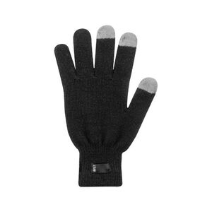 EgotierPro 53544 - Guantes RPET con Puntas Táctiles Certificados BARID Negro