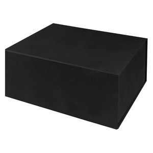 EgotierPro 53578 - Caja de regalo plegable magnética FSC LUXE Negro