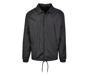 BUILD YOUR BRAND BY128 - CHAQUETA COACH Black