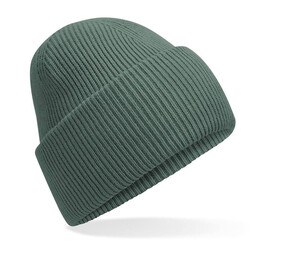 BEECHFIELD BF385R - GORRO CLÁSICO CON PUÑOS PROFUNDOS Marine Green