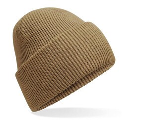 BEECHFIELD BF385R - GORRO CLÁSICO CON PUÑOS PROFUNDOS Biscuit