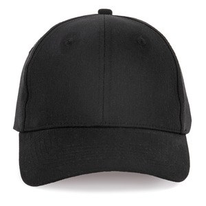 K-up KP231 - Gorra de algodón y poliéster reciclado K-loop - 6 paneles Black