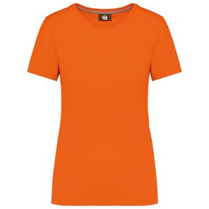 WK. Designed To Work WK307 - Camiseta con tratamiento antibacteriano mujer<br/> Naranja