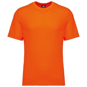 WK. Designed To Work WK308 - Camiseta ecorresponsable algodón/poliéster unisex Fluorescent Orange