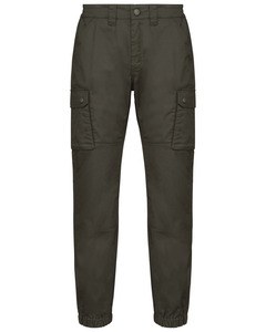 WK. Designed To Work WK711 - Pantalón cargo unisex con bajo elástico