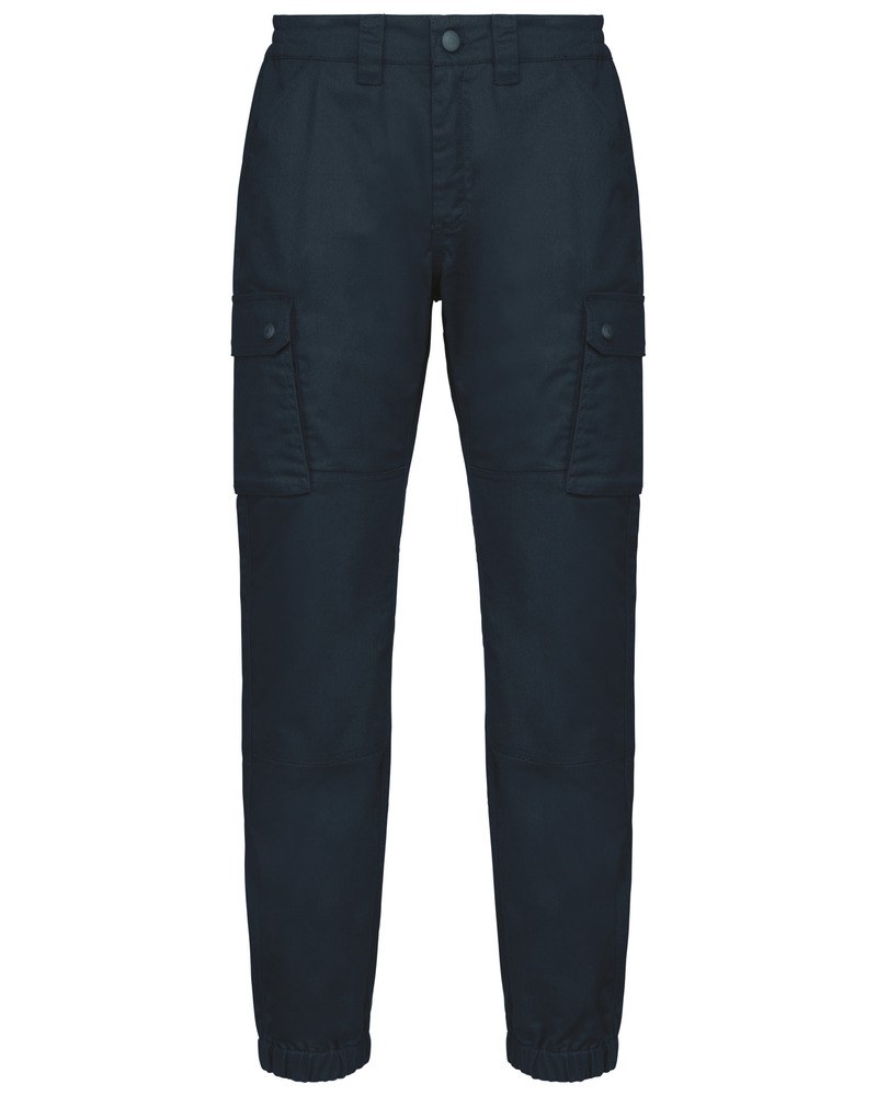 WK. Designed To Work WK711 - Pantalón cargo unisex con bajo elástico