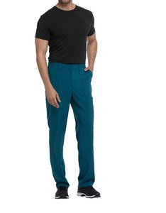 Dickies Medical DKE015 - Pantalón con cordón de ajuste y tiro estándar hombre Azul caribeño